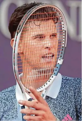  ??  ?? Dominic Thiem macht sein Körper schon länger zu schaffen APA