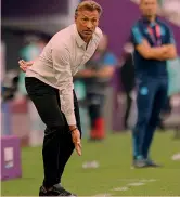  ?? AFP ?? Vincente
Il tecnico dell’Arabia Saudita Hervé Renard, 54 anni, francese, due Coppe d’Africa in bacheca con Zambia e Costa d’Avorio