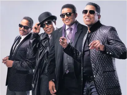  ??  ?? Legendary boy band The Jacksons will be playing all their hits when they visit Birmingham’s Moseley Park next month