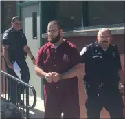  ?? MEDIANEWS GROUP FILE PHOTO ?? Steven Mark Quadrel, 27, of Norristown, shown here after a previous court hearing, was sentenced to 22to 50years in prison on Friday in connection with the Oct. 24, 2018, fatal shooting of his father.