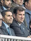  ?? FOTO: MD ?? Ferran Soriano, junto a Khaldoon