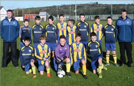  ?? Photo By Donald Walsh ?? The Killorglin team that played in the U-13 National Cup in Cahermonee­n, Tralee.