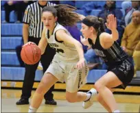  ?? AUSTIN HERTZOG - MEDIANEWS GROUP FILE ?? Methacton sophomore Nicole Timko, left, is the second-leading scorer in the PAC this season.