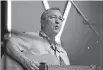  ?? ARCHIVES] [THE OKLAHOMAN ?? Terry Ware performs at the Hen House Cafe during the 2019 Woody Guthrie Folk Festival in Okemah.