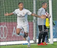  ??  ?? REVELACIÓN. Mariano lleva 12 goles en el Castilla en este curso.