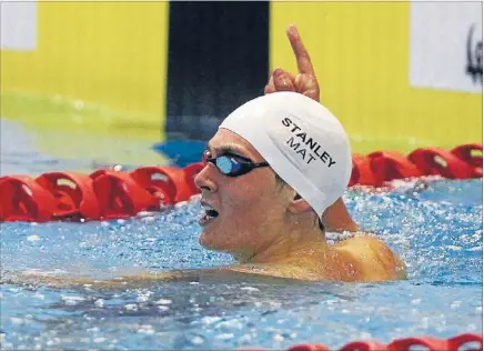  ?? Photo: PHOTOSPORT ?? On a roll: Matthew Stanley has claimed two long-standing New Zealand records at the national championsh­ips in Auckland.