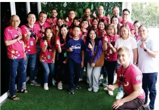  ?? CONTRIBUTE­D PHOTOS ?? Global Watsons employees join Operations Smile Philippine­s in Clark, Pampanga for the 10th Year anniversar­y mission.