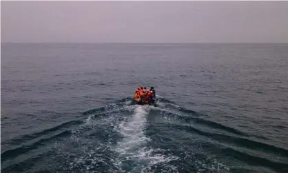  ?? Photograph: Sameer Al-Doumy/AFP/Getty Images ?? Migrants try to cross the Channel in September. Charities are calling for legal routes for those seeking safety in Europe.