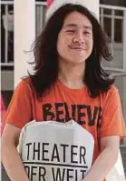  ?? EPA PIC ?? Amos Yee leaving court in Singapore last August.