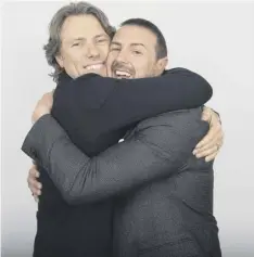  ??  ?? John Bishop with Paddy Mcguinness, a guest on his show