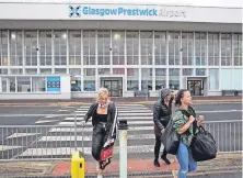  ?? ?? Pay row Prestwick Airport could be disrupted if strike goes ahead