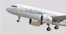  ?? THE CANADIAN PRESS/AP ?? The Pratt & Whitney powered Airbus A320neo will use an engine housing or “nacelle” produced by Bombardier Aerostruct­ures and Engineerin­g Services based in Northern Ireland.