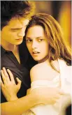  ?? EONE FILMS ?? Robert Pattinson and Kristen Stewart get close in The Twilight Saga: Breaking Dawn.