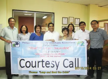  ??  ?? COURTESY Call at the Profession­al Regulation Commission. (From left) PICPA president-elect Jonas Mascarinas, Board of Director, Rose Balanza, PRC regional director Josephine Liamson; PICPA president Roland Pondoc; Atty. May Suzanne Ciudadano; Cheryl Loloy; Ross Luga; and Sydel Ledesma, VP for profession­al developmen­t.