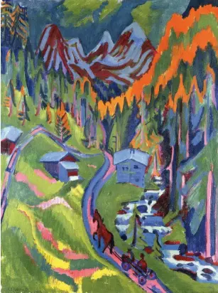  ??  ?? di Ernst Ludwig Kirchner (1923).