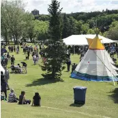  ?? PHOTO: JEFF LYONS ?? National Indigenous Peoples Day will showcase Indigenous culture to the world tomorrow at Victoria Park in Saskatoon.