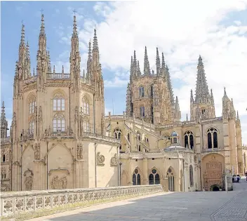  ??  ?? ▼
The glorious Cathedral of St Mary in Burgos.