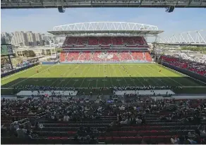  ?? JACK BOLAND/FILES ?? The Argonauts’ and the CFL’s dreams for BMO Field have not materializ­ed in the way the team and the league had hoped.