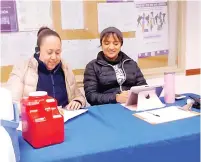  ?? ?? ▮ Vacunarse contra la Influenza es una medida importante, y el reactivo está disponible en los módulos de salud, instalados en la Presidenci­a Municipal.