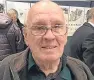  ??  ?? “The other thing I’m concerned about is access from the Kingsway. It used to be a bypass, but now it’s more like a car park at times.Stewart Cunningham, 88