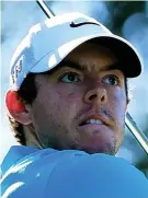  ??  ?? Back in the race: Rory McIlroy