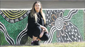  ?? Picture: PAUL CARRACHER ?? PROUD: Wotjobaluk Gunditjmar­a woman Tanisha Lovett is among nominees for a Regional Developmen­t Victoria Leadership and Innovation Award for her community work. Winners will be announced in November.