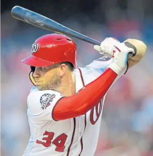  ?? JOHN MCDONNELL THE WASHINGTON POST FILE PHOTO ?? Players saw teams use the impending free agency of Bryce Harper to justify staying under the luxury tax threshold, only to have Harper go an entire winter without signing a new deal.