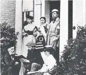  ??  ?? Charles Dickens, pictured with his family at his Gad’s Hill Place home