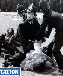  ??  ?? Clash: Battle of Orgreave, 1984