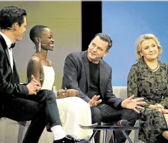  ?? —REUTERS ?? Jury president Lupita Nyong’o (second from left) with other members of the jury