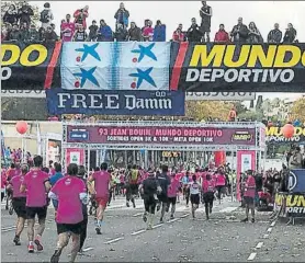  ??  ?? Damm estará de nuevo muy presente en el desarrollo de la Jean Bouin el 26 de noviembre