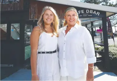  ??  ?? Cafe DBar’s owner Donna Archdeacon, with daughter Emily, will reimagine the popular eatery.