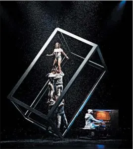  ?? FRANCIS FONTAINE ?? The Quebec-based troupe Flip Fabrique brings “Blizzard” to the Harris Theater in 2020.