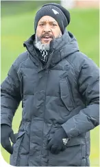  ??  ?? Nuno is proud of his players