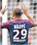  ?? AFP ?? Kylian Mbappé llegó a seis goles en la liga francesa.