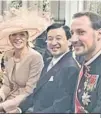  ?? ?? Máxima, Naruhito y Haakon.