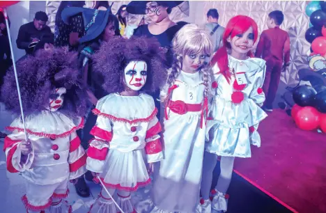  ??  ?? MS. Halloween Kids Winner – Pennywise