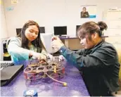  ?? COURTESY PHOTO ?? Students in the Elementary Institute of Science program learn how to build and operate drones. The program will receive a grant from the foundation.