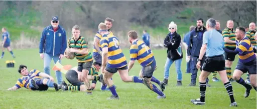  ?? Barry Hobson ?? ●●Action from Littleboro­ugh’s game against Burnley