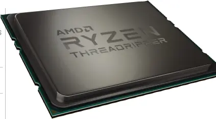 ??  ?? ABOVE The 1950X is a huge processor – but then again it effectivel­y contains two Ryzen 7 chips
