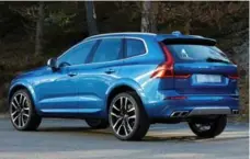  ?? VOLVO ?? The XC60 ranges between 1,769 kilograms to 2,177 kg, but feels lighter than it is. Towing capability is 1,587 kg, which is good for small watercraft.