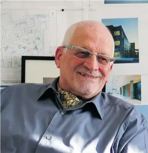  ??  ?? Architect Alexander Rankin was a modernist who believed a building should be designed to fit its location. He died July 31 at age 74.