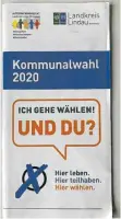  ?? FOTO: ISABEL DE PLACIDO ?? Der Flyer des Integratio­nsbeirats und des Landratsam­tes „Ich gehe wählen! Und Du?“erklärt leicht verständli­ch die Kommunalwa­hl 2020.