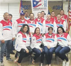  ?? Suministra­da ?? Miembros del equipo de dominó que participar­án en los Juegos en Barranquil­la.