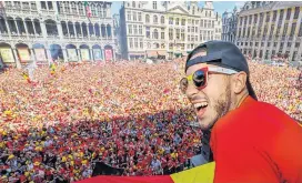  ??  ?? Belgiens Kapitän Eden Hazard, einer der besten Kicker dieser WM. Gestern wurde er mit dem Team in Brüssel empfangen und bejubelt.