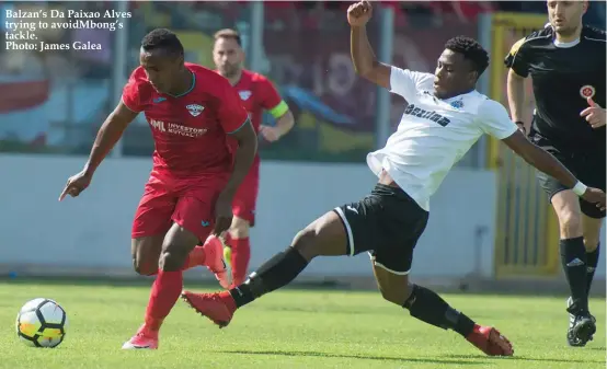  ??  ?? ■
It’s all over for Balzan. They failed to keep the pace with Valletta, who beat Gzira, but they left the field empty handed against Hibernians.
A Clayton Failla goal early in the second half shattered Balzan’s aspiration­s to win their first evr...