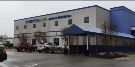  ?? THE MORNING JOURNAL ?? Mercy Health Amherst HealthPlex, 47160Holls­tein Drive in Amherst, is one of several free walking sites that Lorain County Public Health offers.