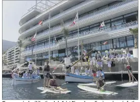  ?? (Photo YCM) ?? Chaque année, la célébratio­n de la Saint-Pierre donne lieu à une journée festive sur le quai et dans l’eau.