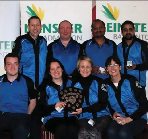  ??  ?? The Nomads Badminton Grade 6 team representi­ng Wicklow overcame Loughegar representi­ng Westmeath in the final of the Inter County League. The campaign started last November with a gruelling 11 match league to qualify for the Inter County League as...