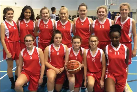  ??  ?? The successful Drogheda Sparks Under-16 girls team.